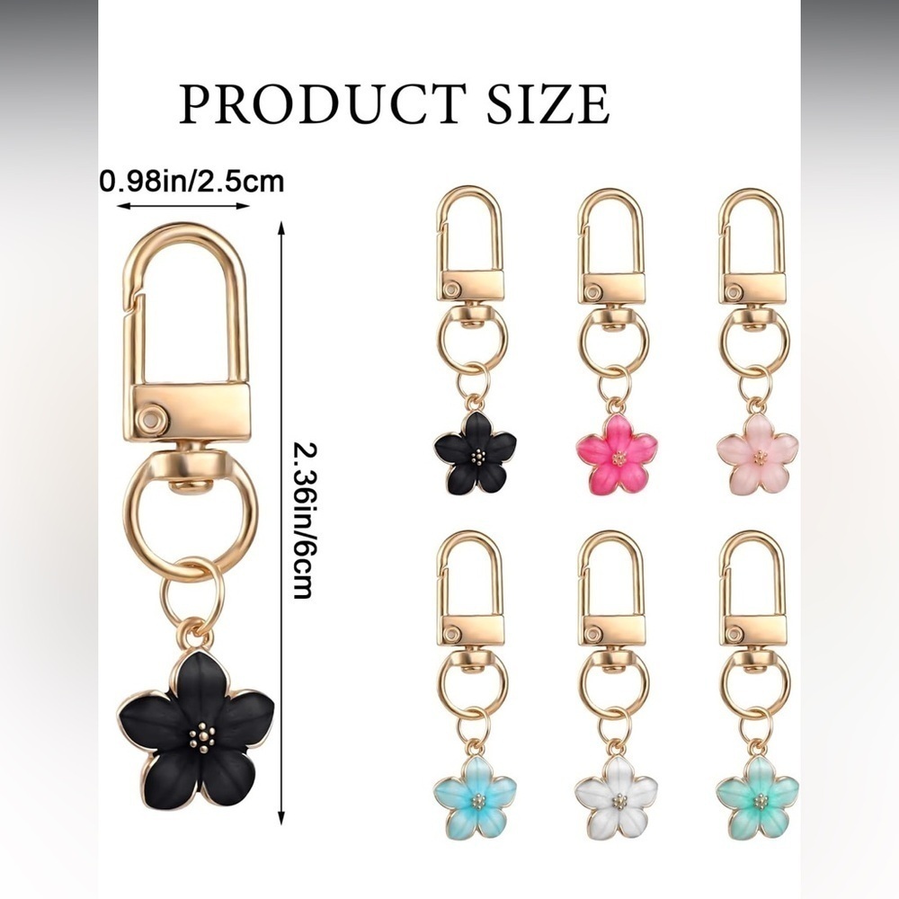 Flower Bag Charm - Picture 3 of 4